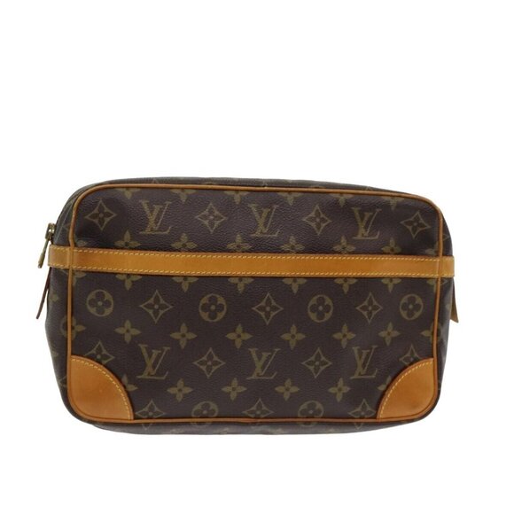 LOUIS VUITTON Monogram Compiegne 28 Clutch Bag - Picture 1 of 16